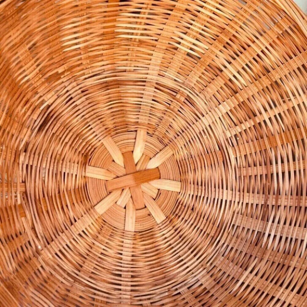 Woven Vintage Baskets Bowl Plants